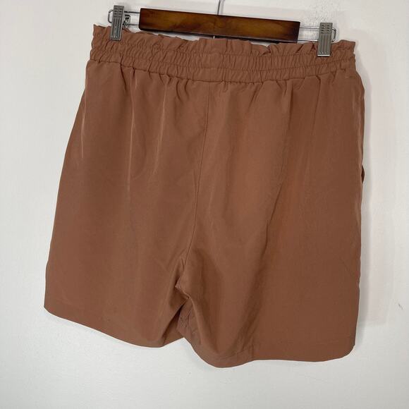 Mondetta shorts women's medium light weight deep mauve pink wide waist - Picture 9 of 12